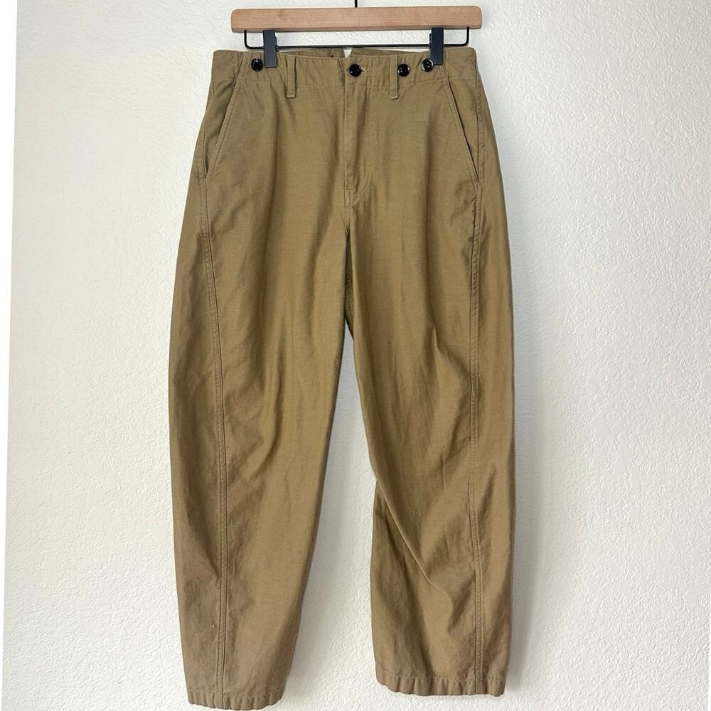 Rag & Bone Tan Barrel Leg Chino Pants Size 2 Utility